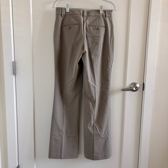 Express Editor Light Taupe Pinstripe Dress Pants - Picture 6 of 7